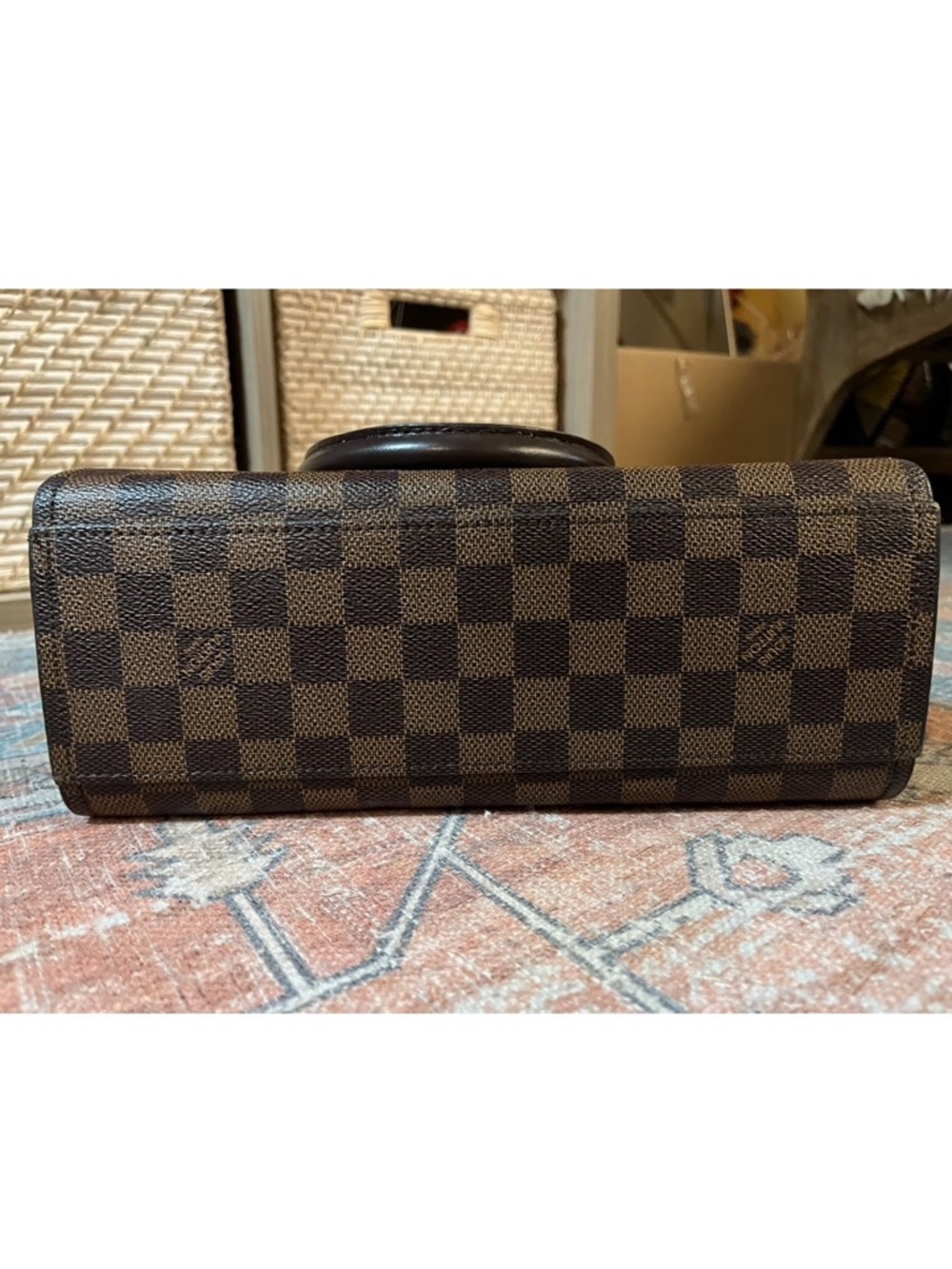 LOUIS VUITTON Triana Handbag in Damier Ebene Y2K Vintage - Picture 7 of 16